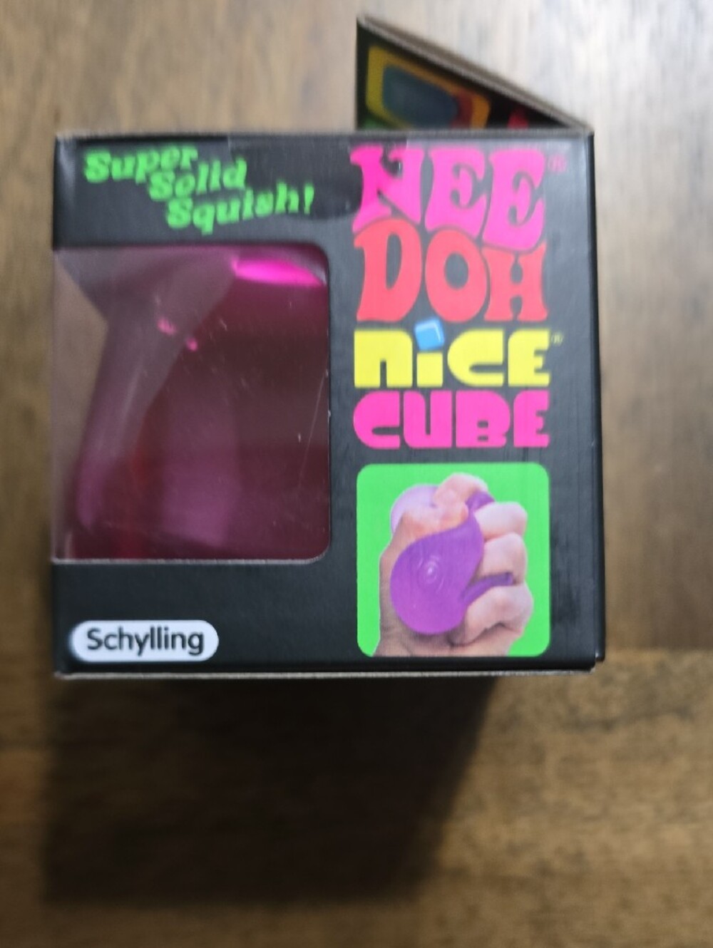 NeeDoh Nice Cube Pink Super Solid Squish - NeeDoh - Picture 5 of 5